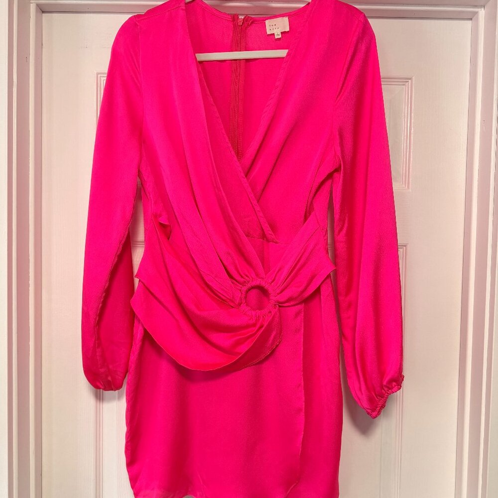 Dee Elly Pink Dress, long sleeve